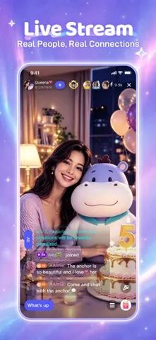 Poppo Live app screen