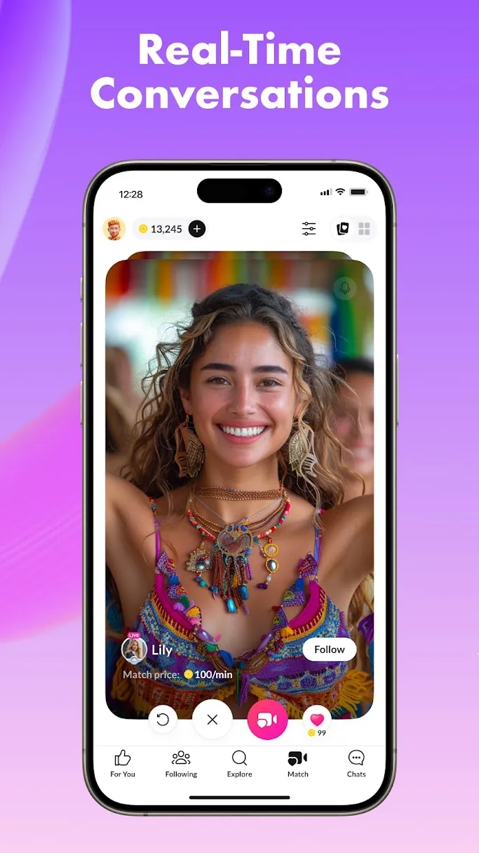 Tango Live app screen